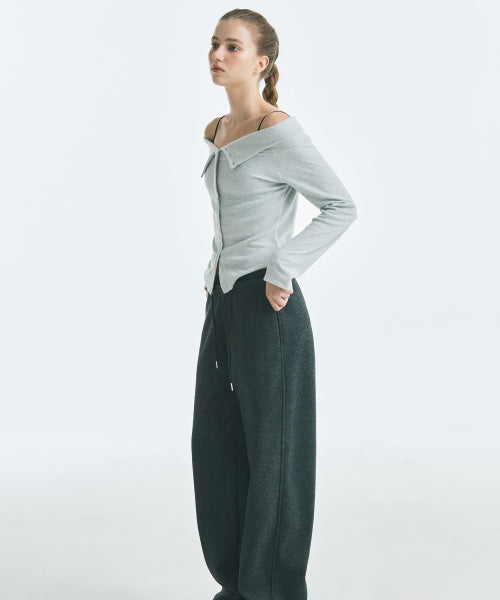 MIXXO MIXXO T-Shirt Off-shoulder Long Sleeve
