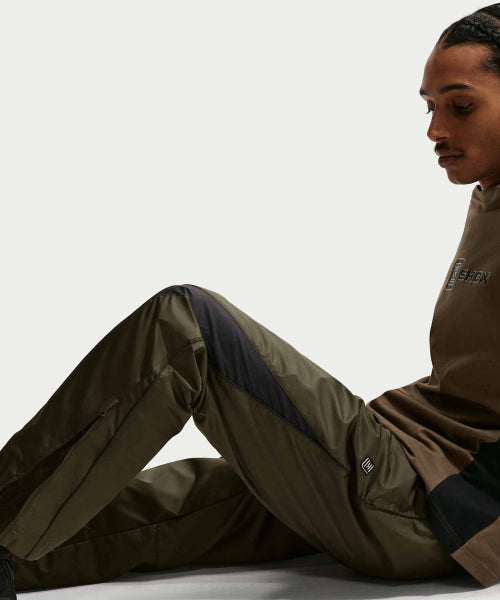 NIKE NIKE Pants M - Dark Hazel:Black