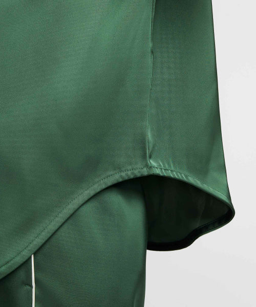 NIKE NIKE Sportswear Oversized Satin Long Sleeve Top - Size