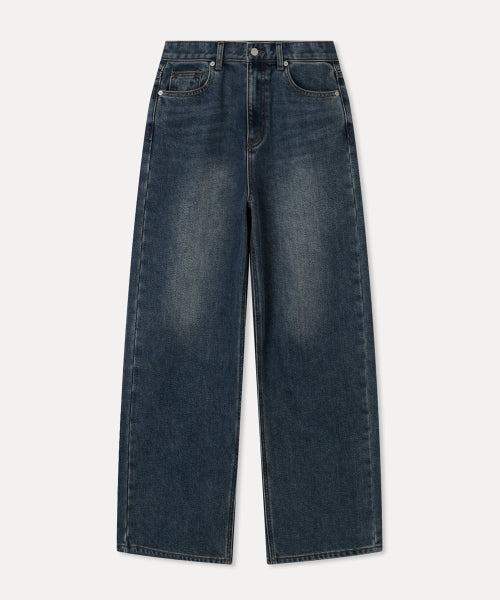 MIXXO MIXXO Washed Wide Fit Cozy Denim C