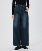 MIXXO MIXXO Washed Wide Fit Cozy Denim C