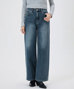 MIXXO MIXXO Washed Wide Fit Cozy Denim C