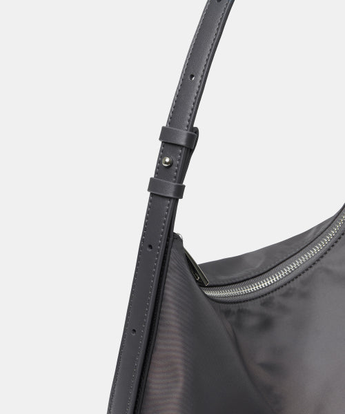 MUSINSA STANDARD WOMAN MUSINSA STANDARD WOMAN Women's nylon hobo bag gray