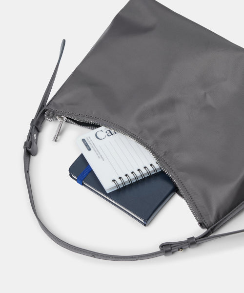 MUSINSA STANDARD WOMAN MUSINSA STANDARD WOMAN Women's nylon hobo bag gray