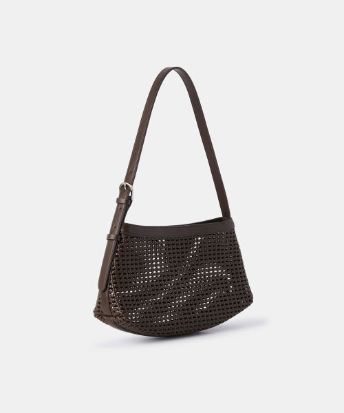 MUSINSA STANDARD WOMAN MUSINSA STANDARD WOMAN Women's Net Weaving Shoulder Bag Dark Brown