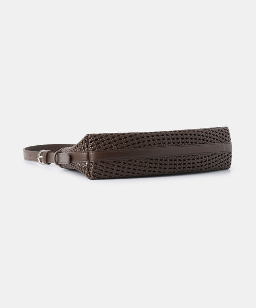 MUSINSA STANDARD WOMAN MUSINSA STANDARD WOMAN Women's Net Weaving Shoulder Bag Dark Brown