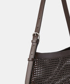 MUSINSA STANDARD WOMAN MUSINSA STANDARD WOMAN Women's Net Weaving Shoulder Bag Dark Brown