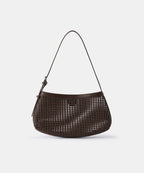 MUSINSA STANDARD WOMAN MUSINSA STANDARD WOMAN Women's Net Weaving Shoulder Bag Dark Brown