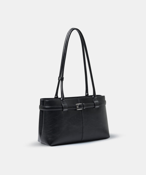 MUSINSA STANDARD WOMAN MUSINSA STANDARD WOMAN Women's Belted Shoulder Bag Black