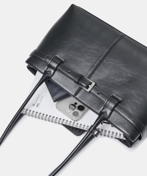 MUSINSA STANDARD WOMAN MUSINSA STANDARD WOMAN Women's Belted Shoulder Bag Black