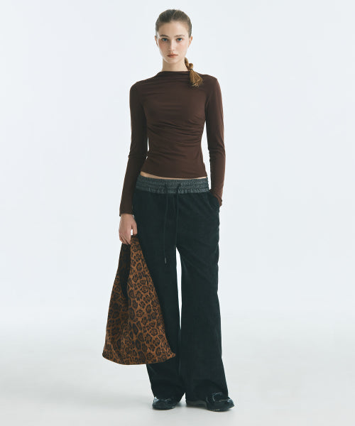 MIXXO MIXXO T-Shirt Shirring Long Sleeve S