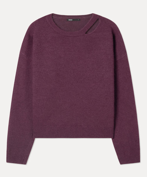 MIXXO MIXXO Neck Slit Point Pullover - Size S/C
