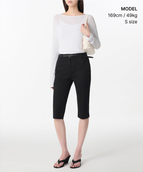 MUSINSA STANDARD WOMAN MUSINSA STANDARD WOMAN Women's Knitwear Boat Neck Sheer Knit (Size L)