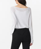 MUSINSA STANDARD WOMAN MUSINSA STANDARD WOMAN Women's Knitwear Boat Neck Sheer Knit (Size L)
