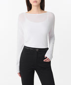 MUSINSA STANDARD WOMAN MUSINSA STANDARD WOMAN Women's Knitwear Boat Neck Sheer Knit (Size L)
