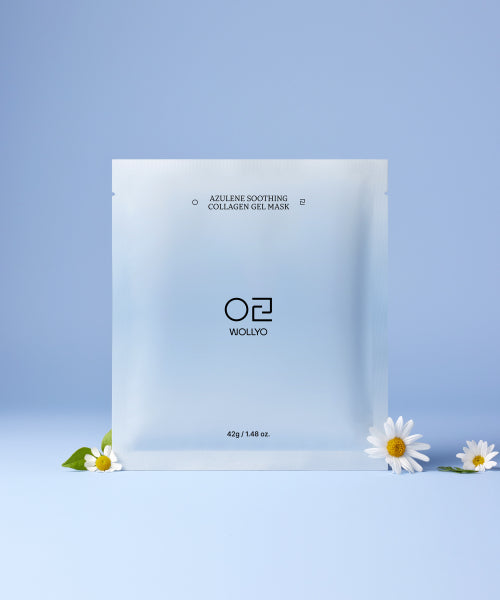 WOLLYO WOLLYO Azulene Soothing Collagen Hydrogel Mask Pack (5 sheets)