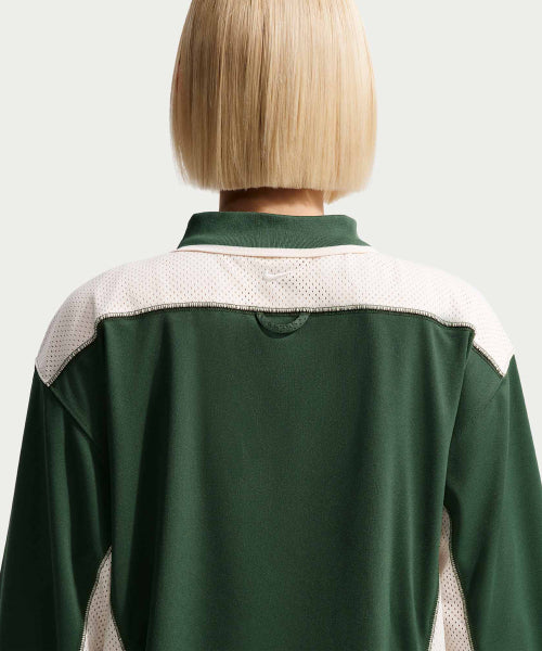 NIKE NIKE Sportswear Oversized Button Down Jersey Top W