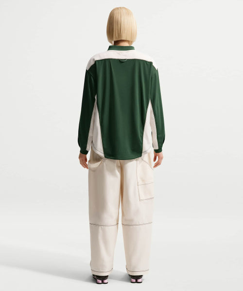 NIKE NIKE Sportswear Oversized Button Down Jersey Top W