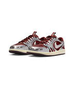 NIKE NIKE Air Jordan 1 Low Method of Make W - Dark Team Red:Metallic Silver:Coconut Milk