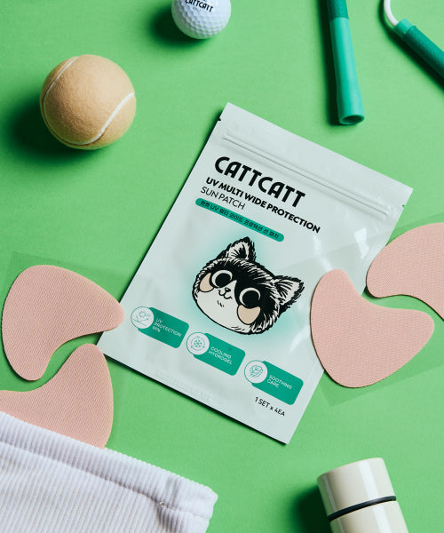 CRYSTAL CLOUD CRYSTAL CLOUD Cat Cat UV Blocking Sun Patch Mask 4 Pieces