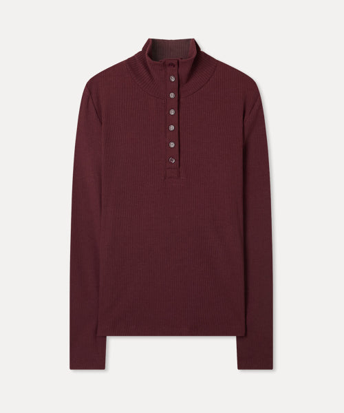 MIXXO MIXXO T-Shirt Button-up Neck