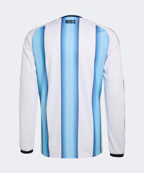 ADIDAS ADIDAS Argentina 26 Long Sleeve Home Jersey - White: Ice Blue