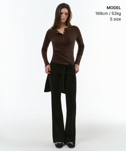 MUSINSA STANDARD WOMAN MUSINSA STANDARD WOMAN T-Shirt Dark Brown