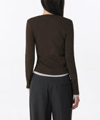 MUSINSA STANDARD WOMAN MUSINSA STANDARD WOMAN T-Shirt Dark Brown