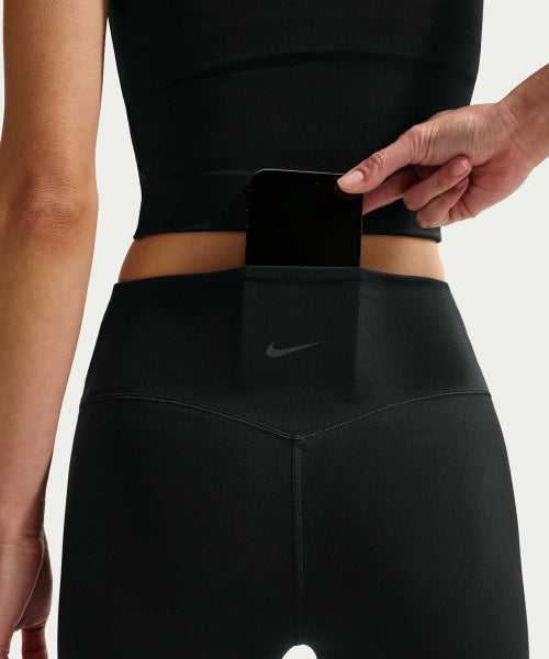 NIKE NIKE Leggings High Waist 7/8 No Front Seam - Black:Cool Gray