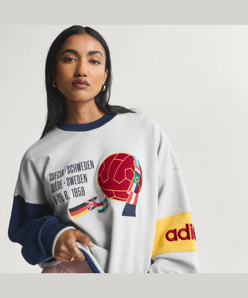 ADIDAS ADIDAS Sweden World Cup Crew Sweatshirt (Size)