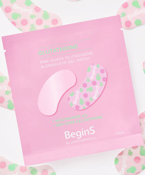 BEGINS [1+1] 2 types of pink guava glutathione trace patches (spot patch, eye patch)