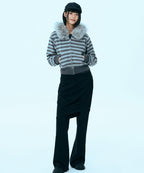 MIXXO MIXXO Hoodie Striped Zip-Up