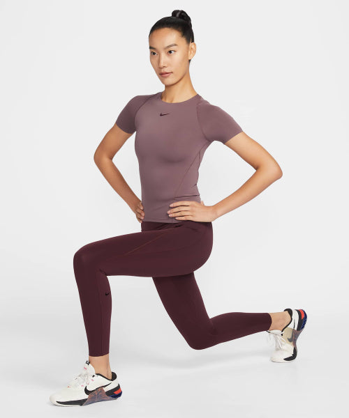 NIKE NIKE T-Shirt Short Sleeve Top - Burgundy Crush