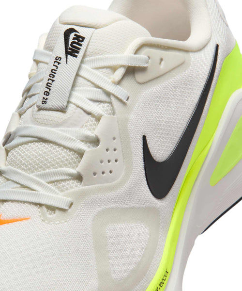 NIKE Nike Structure 26 M - Summit White:Volt:Total Orange:Black