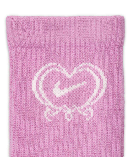 NIKE NIKE Everyday Plus Cushion Crew Socks - Light Magenta
