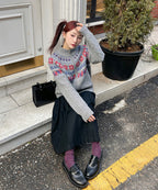 MIXXO MIXXO Long Pleated Skirt C/S