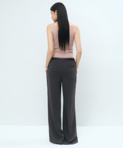 MUSINSA STANDARD WOMAN MUSINSA STANDARD WOMAN Slacks Gray