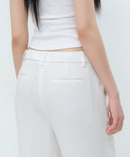 MUSINSA STANDARD WOMAN MUSINSA STANDARD WOMAN Slacks Wide [Ivory]