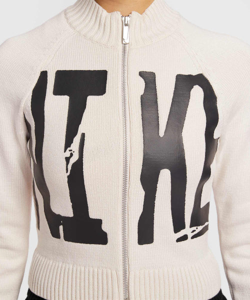 NIKE NIKE Knitwear Full Zip Sweater W - Size