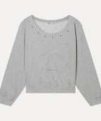 MIXXO MIXXO One-Shoulder Sweatshirt C