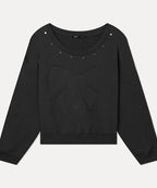 MIXXO MIXXO One-Shoulder Sweatshirt C