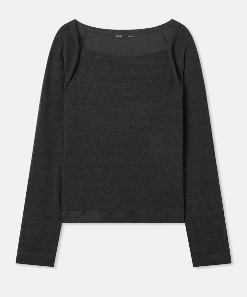 MIXXO MIXXO T-Shirt Square Neck Bolero
