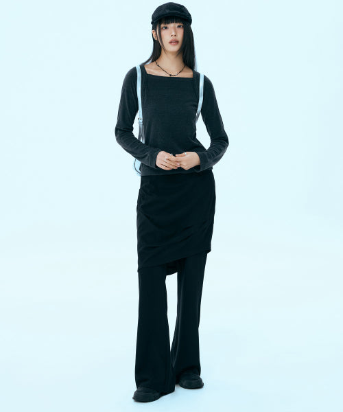 MIXXO MIXXO T-Shirt Square Neck Bolero