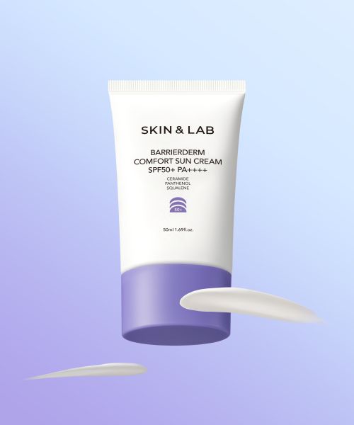 skinnlab [Musinsa Exclusive] Barrierderm Comfort Sunscreen 50ml + Mild Foam Cleanser 10ml Gift [SPF 