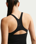 NIKE NIKE ZenB Light Support Sports Bra Tank W - Black:Cool Gray