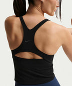 NIKE NIKE ZenB Light Support Sports Bra Tank W - Black:Cool Gray