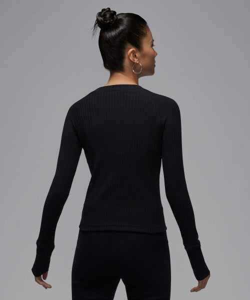 NIKE NIKE Jordan Flight Long Sleeve Top W - Black