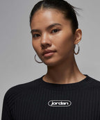 NIKE NIKE Jordan Flight Long Sleeve Top W - Black