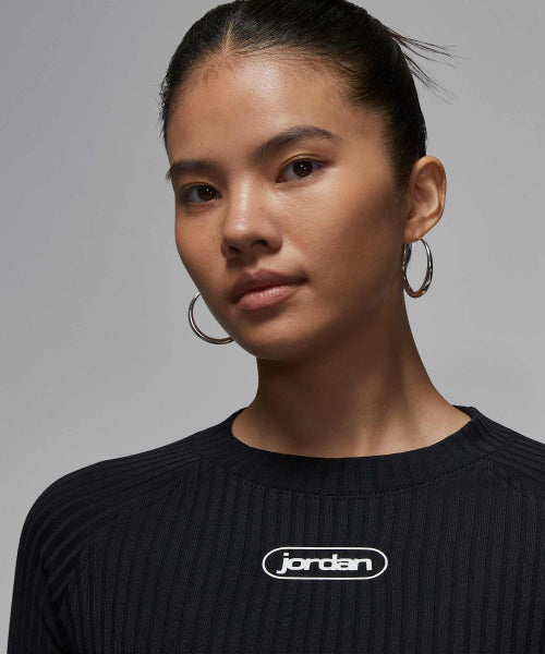NIKE NIKE Jordan Flight Long Sleeve Top W - Black