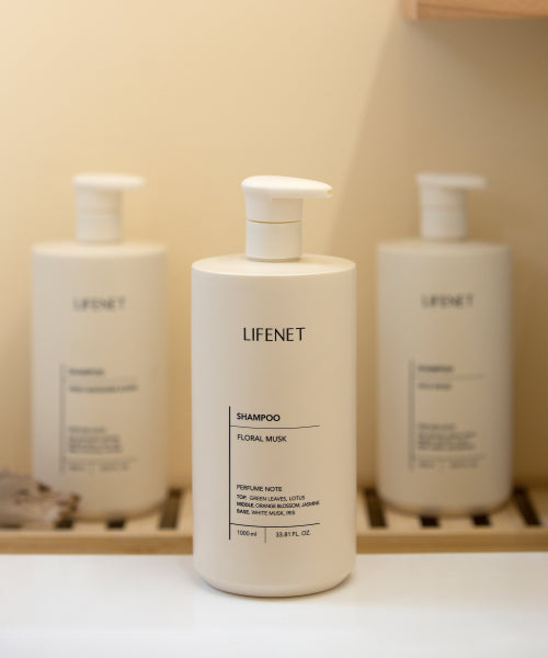 LIFENET [SET+Giveaway] Perfume shower set (wash+shampoo+travel kit)